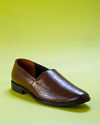 Manyavar Men Classic Dark Brown Shoe