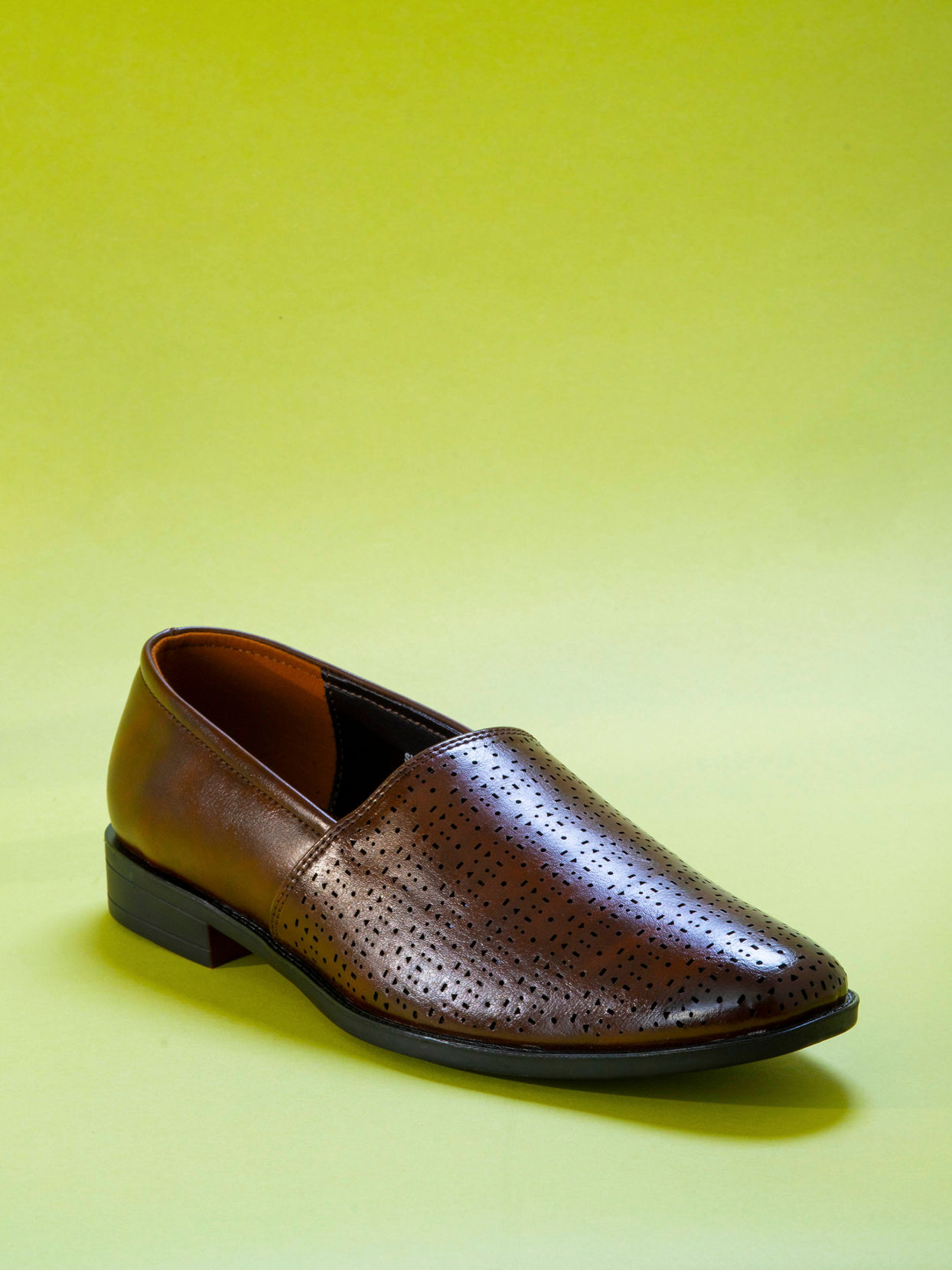 Manyavar Men Classic Dark Brown Shoe