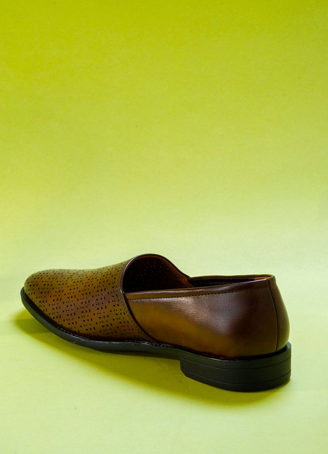 Manyavar Men Classic Dark Brown Shoe