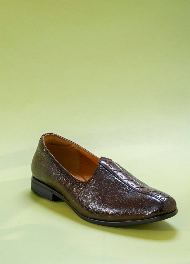Manyavar Men Dark Brown Shoes