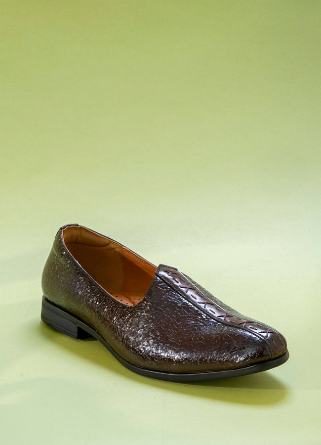 Manyavar Men Dark Brown Shoes