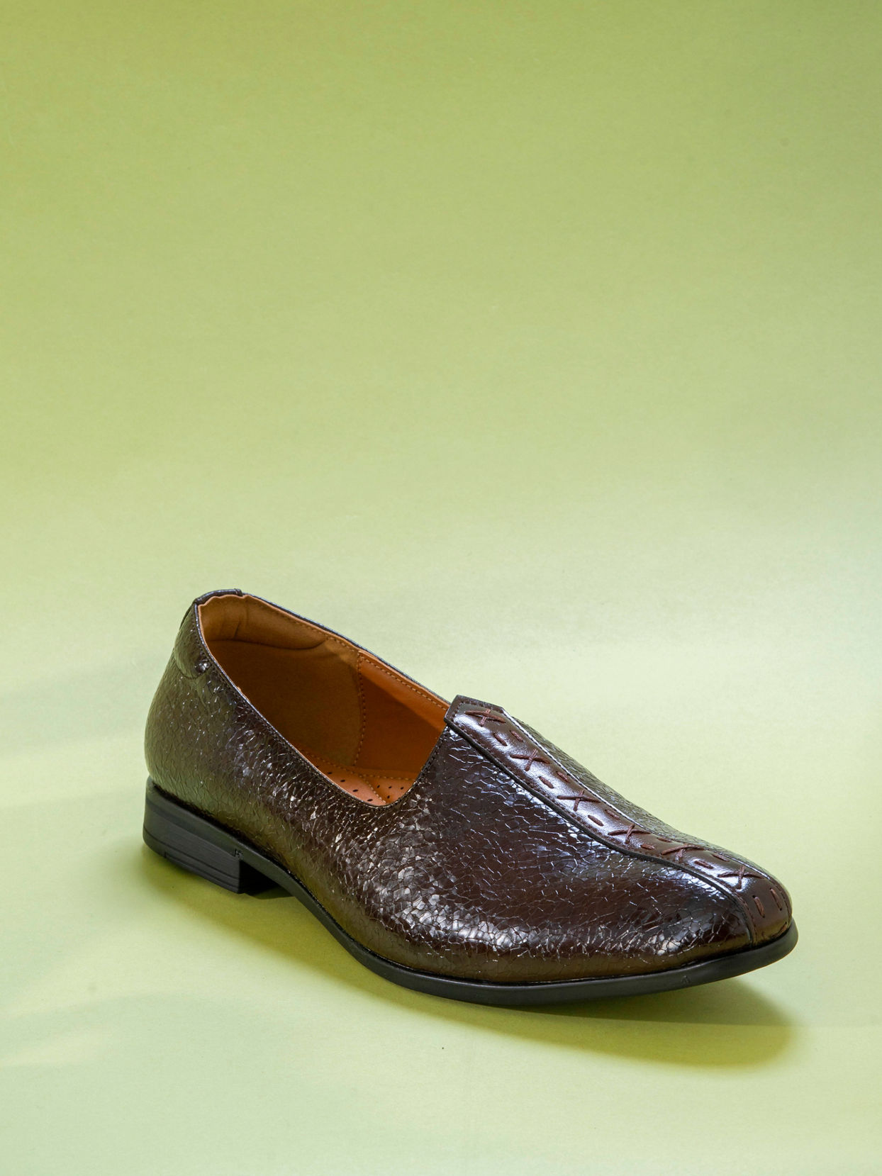 Manyavar Men Dark Brown Shoes
