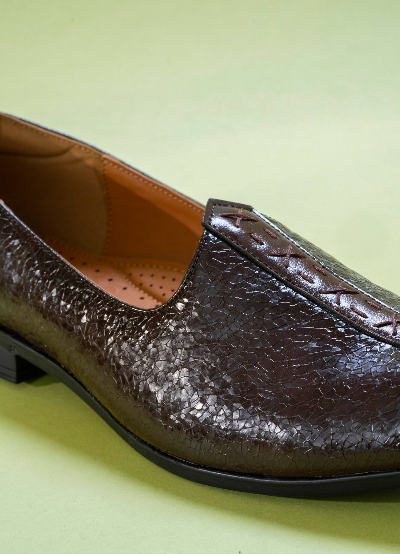 Manyavar Men Dark Brown Shoes