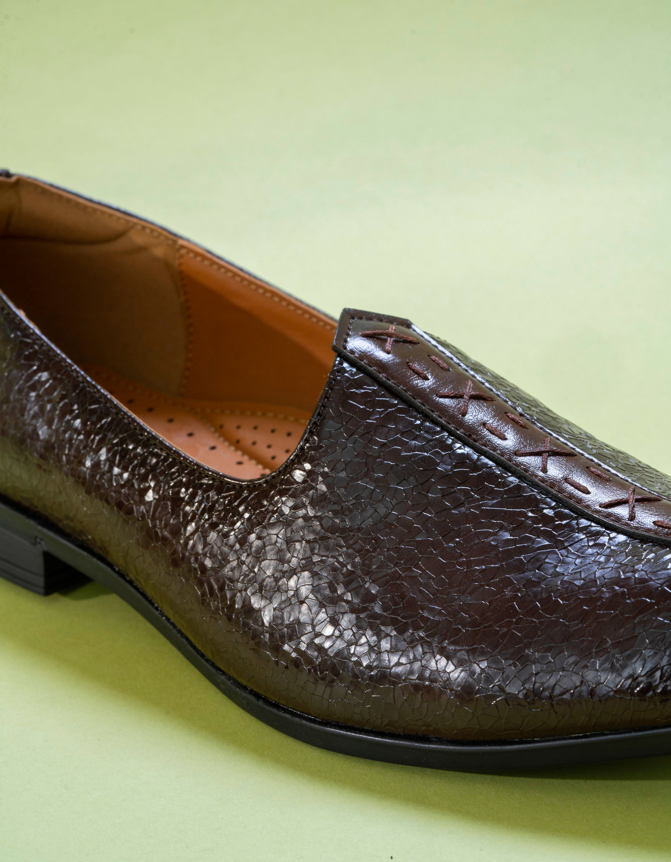 Manyavar Men Dark Brown Shoes