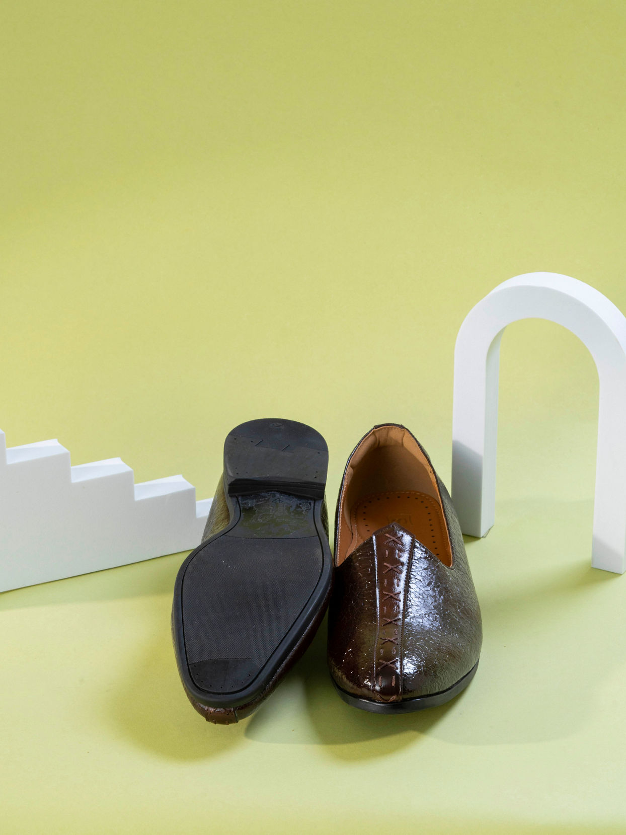 Manyavar Men Dark Brown Shoes