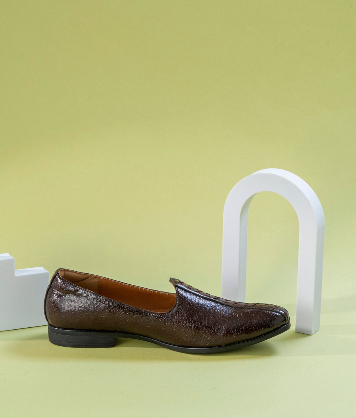 Manyavar Men Dark Brown Shoes