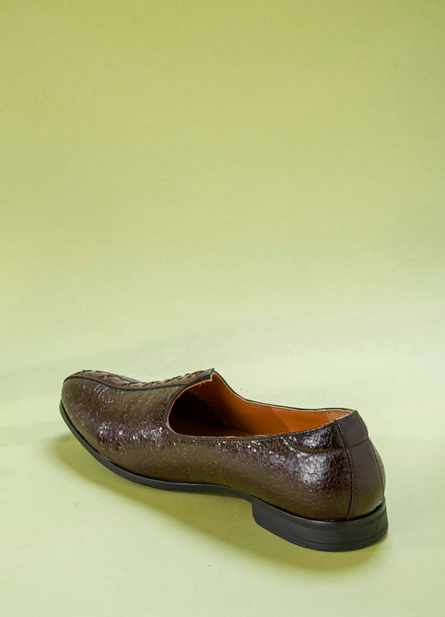 Manyavar Men Dark Brown Shoes