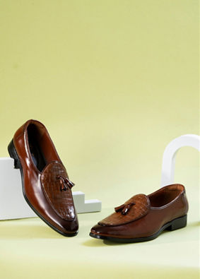 Manyavar Men Exquisite Brown Footwear