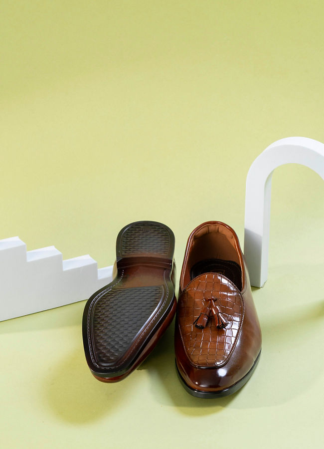 Manyavar Men Exquisite Brown Footwear