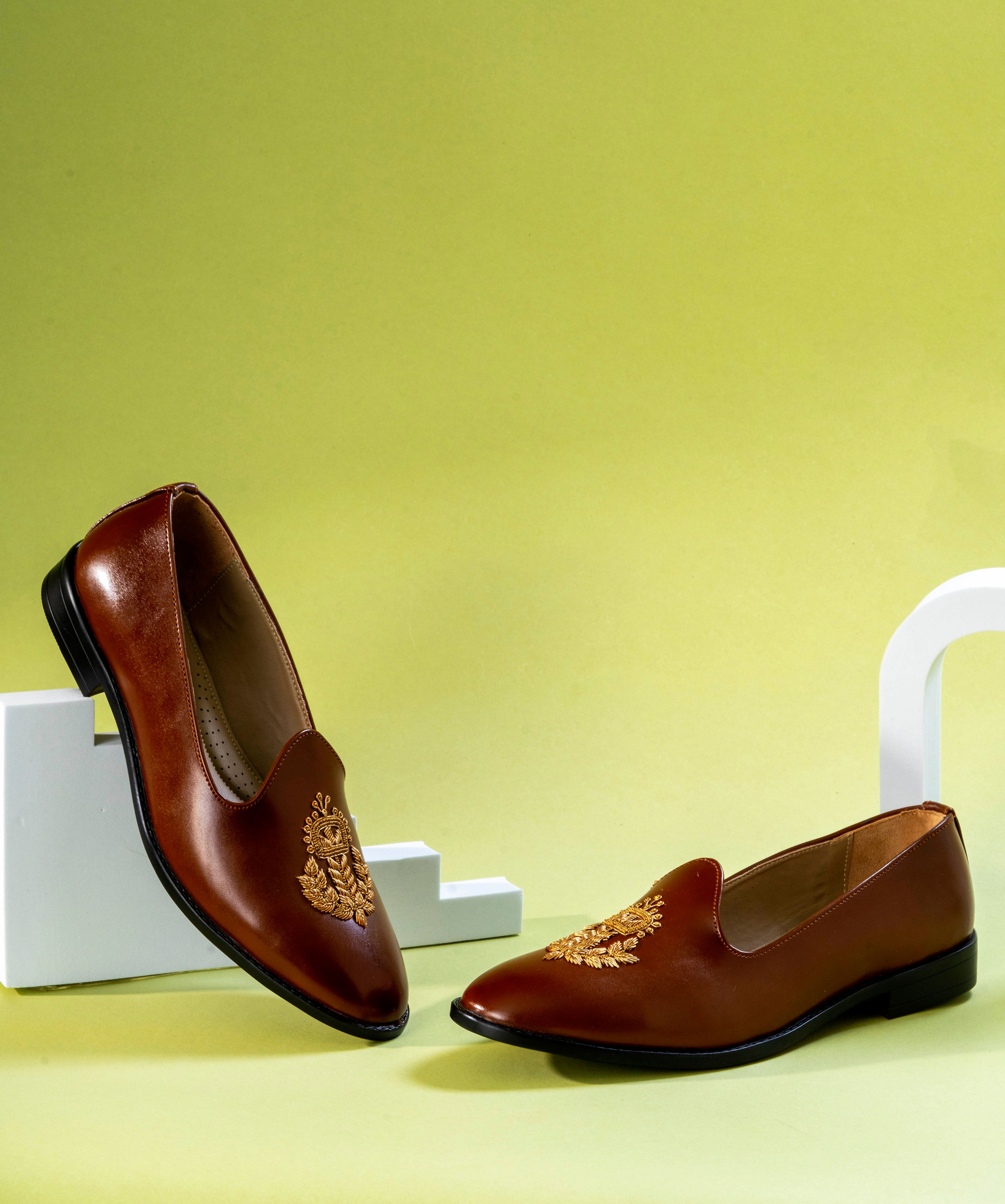 Manyavar Men Royal Brown Shoe