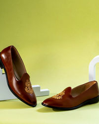 Manyavar Men Royal Brown Shoe