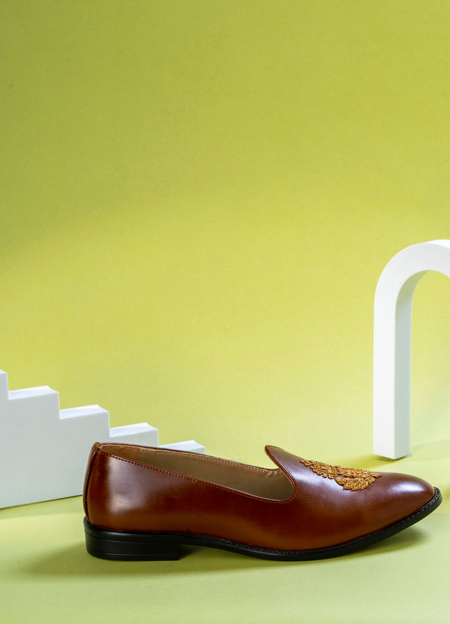 Manyavar Men Royal Brown Shoe