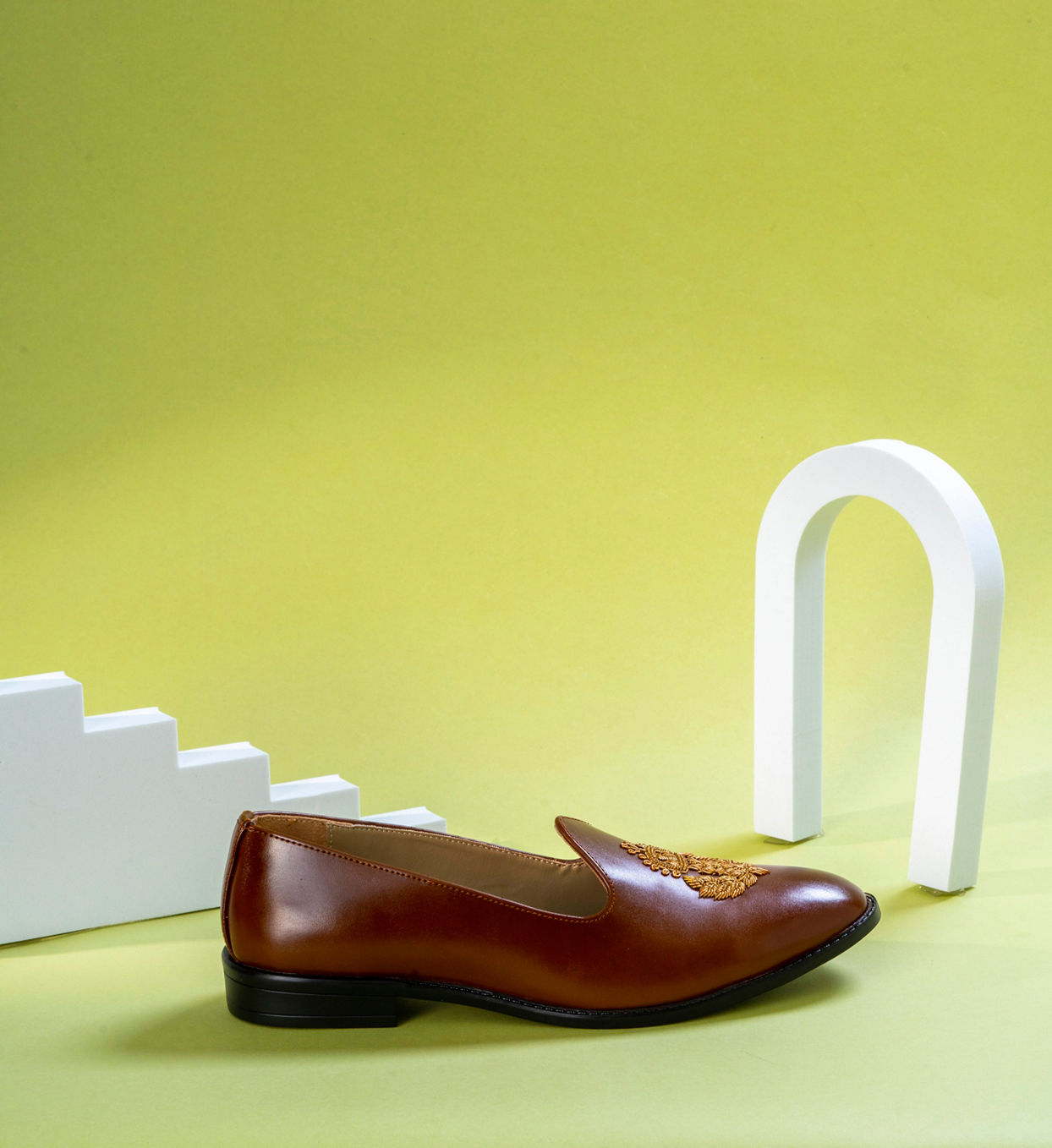 Manyavar Men Royal Brown Shoe