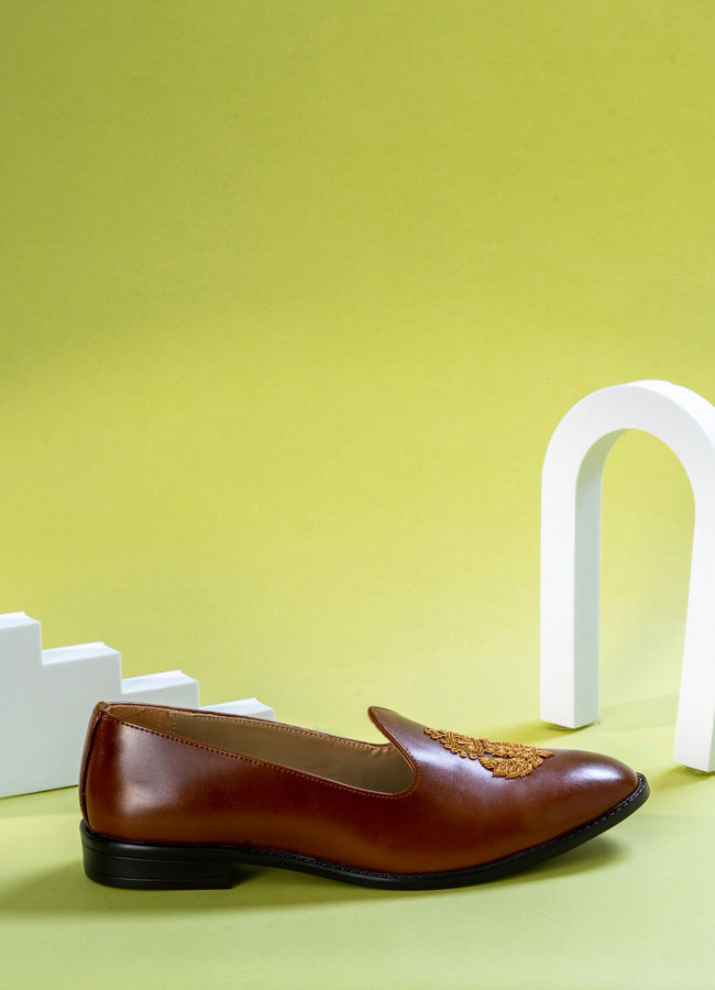 Manyavar Men Royal Brown Shoe