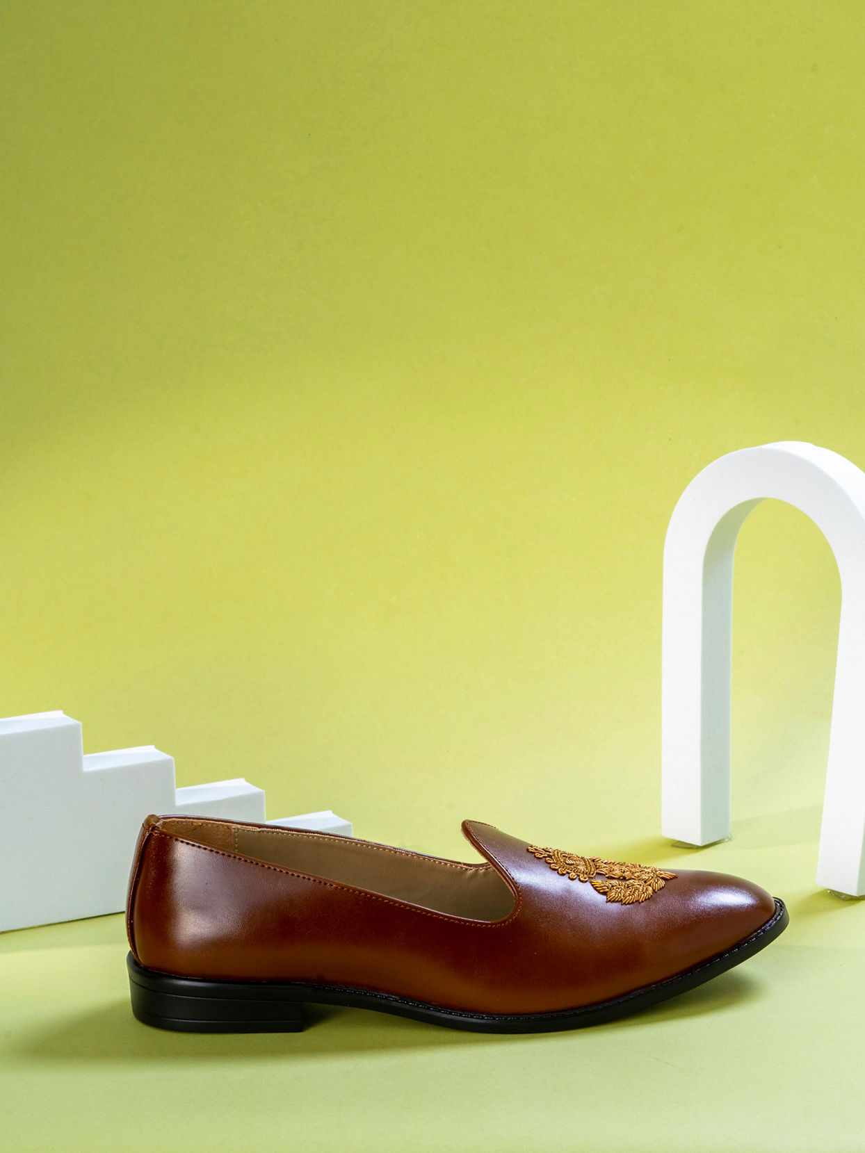 Manyavar Men Royal Brown Shoe