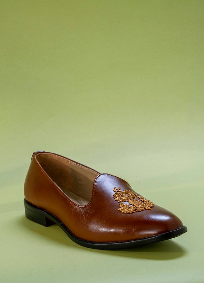 Manyavar Men Royal Brown Shoe