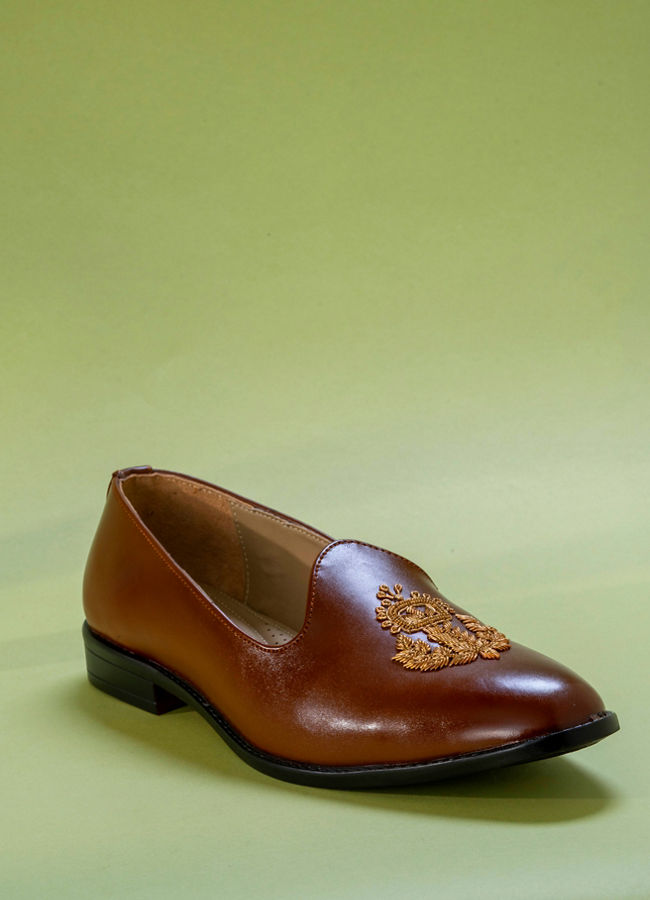 Manyavar Men Royal Brown Shoe