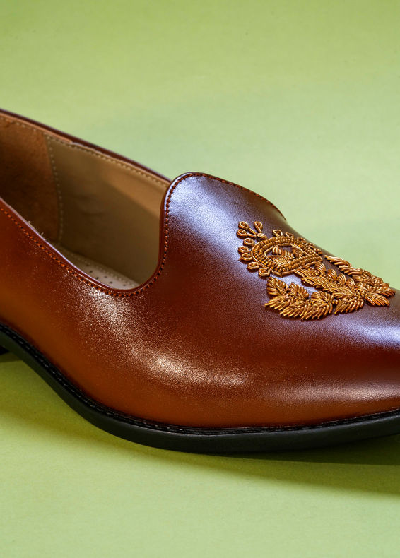 Manyavar Men Royal Brown Shoe