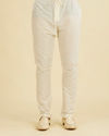 Manyavar Men Resplendent Cream Sherwani Suit