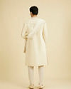 Manyavar Men Resplendent Cream Sherwani Suit