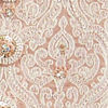 Coral Pink Ogee Patterned Sequin Sherwani Set