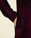 Manyavar Men Cherry Wine Stone Work Sherwani