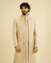 alt message - Manyavar Men Regal Fawn Sherwani image number 0