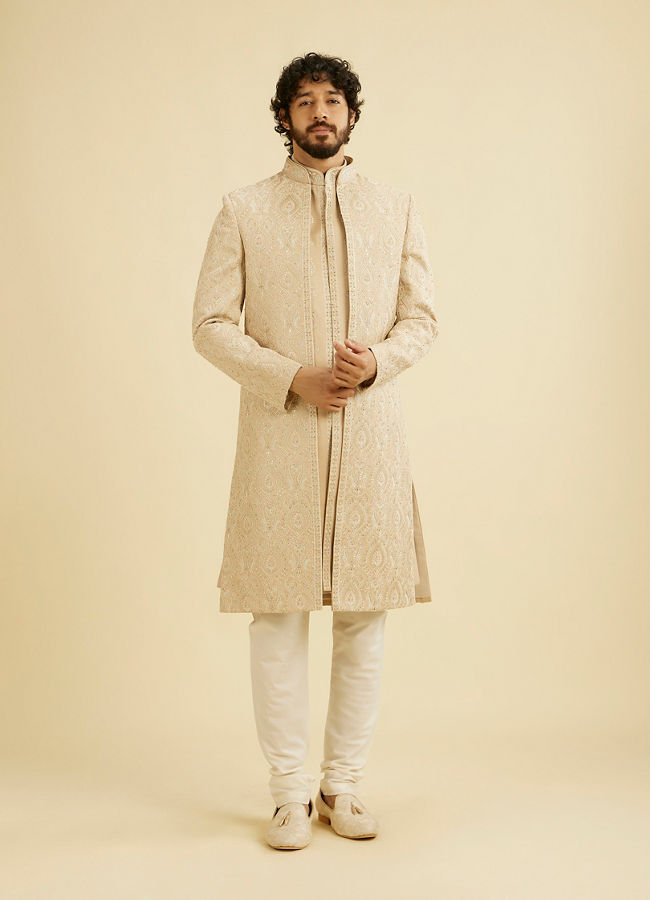 Manyavar Men Regal Fawn Sherwani