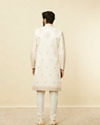 Manyavar Men Sand Beige Aari Embroidered Sherwani Set