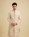 Manyavar Men Fawn Festive Sherwani image number 0