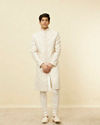 Primrose Pink Aari Embroidered Sherwani Set image number 2