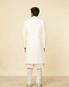 Seashell Pink Self Grid-Patterned Sherwani Set image number 5