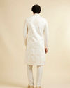 alt message - Manyavar Men Royal Warm White Sherwani image number 4