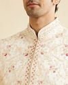 Manyavar Men Radiant Warm White Sherwani