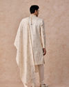 Manyavar Men Elegant Cream Royal Sherwani