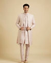 Manyavar Men Dusty Pink Grandeur Sherwani