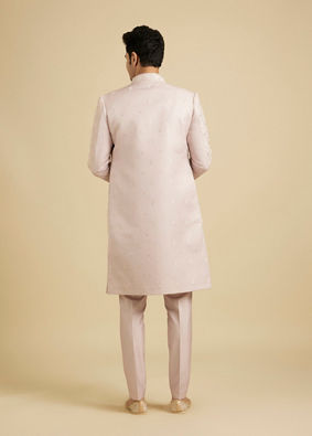 Manyavar Men Dusty Pink Grandeur Sherwani image number 4