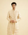 Beige Sheen Sherwani