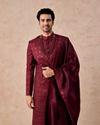 Maroon Sherwani Ensemble