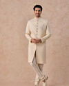 Manyavar Men Elegant Beige Sherwani