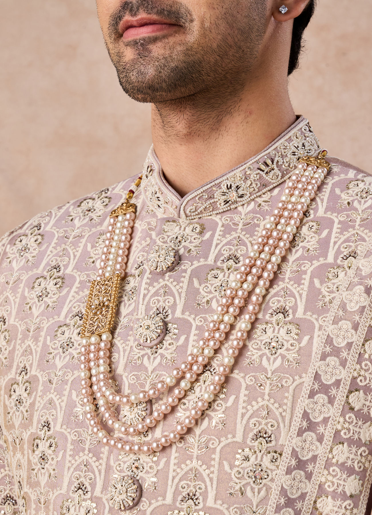 Manyavar Men Dusty Pink Radiance Sherwani