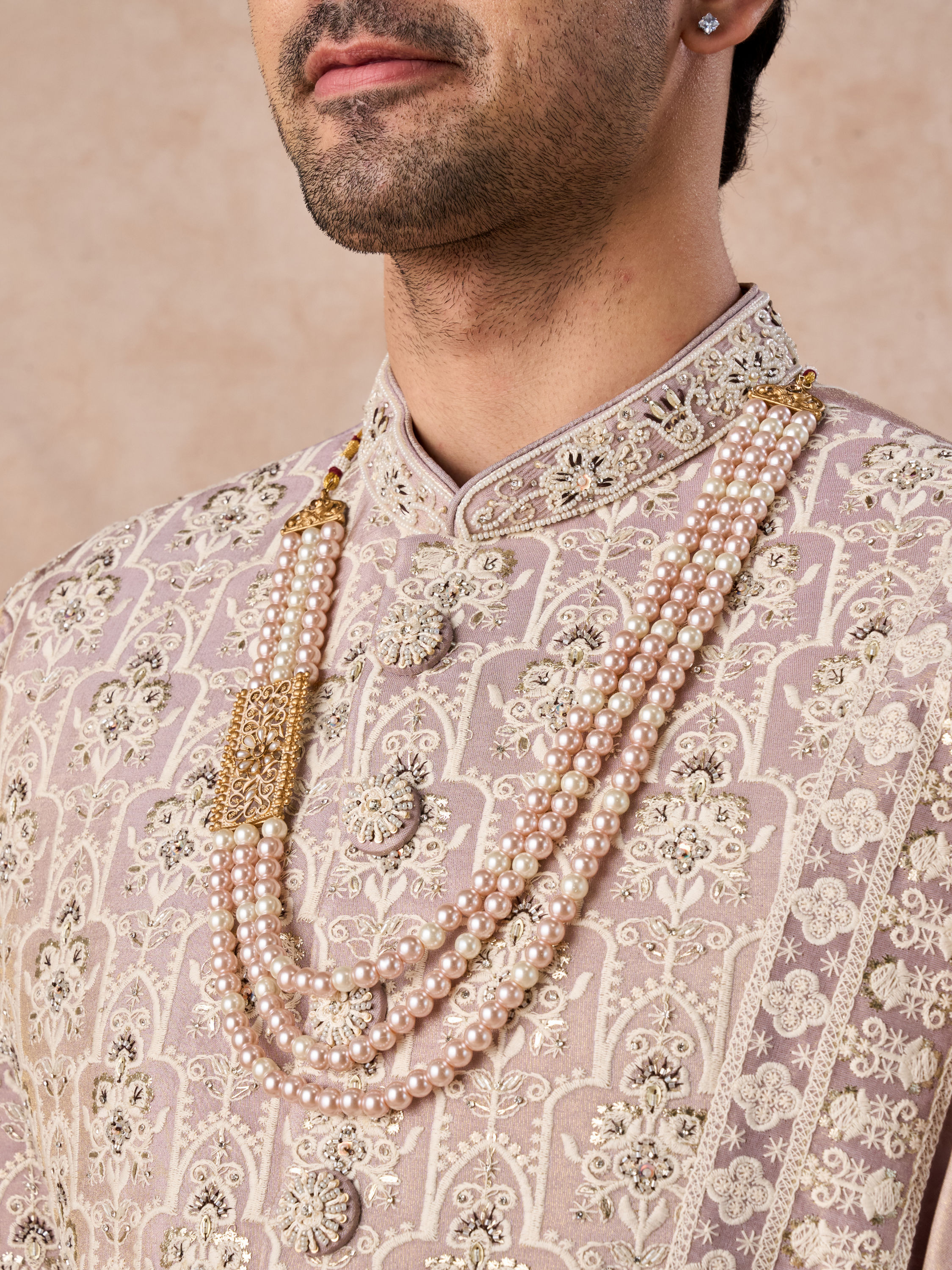 Manyavar Men Dusty Pink Radiance Sherwani