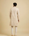 Manyavar Men Beige Elegance Sherwani image number 4