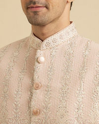 Manyavar Men Celebratory Pink Charm Sherwani