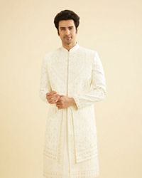 Manyavar Men Regal Cream Sherwani