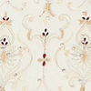 Cream White Jaal Medallion Patterned Sherwani Set
