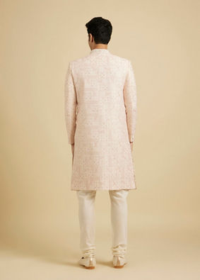 Manyavar Men Elegant Pink Euphoria Sherwani image number 4