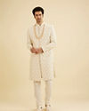 Manyavar Men Cream Radiance Sherwani