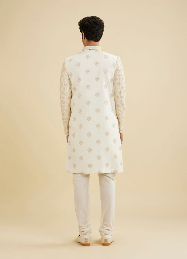 Manyavar Men Cream Radiance Sherwani