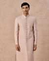 Peachy Radiance Sherwani
